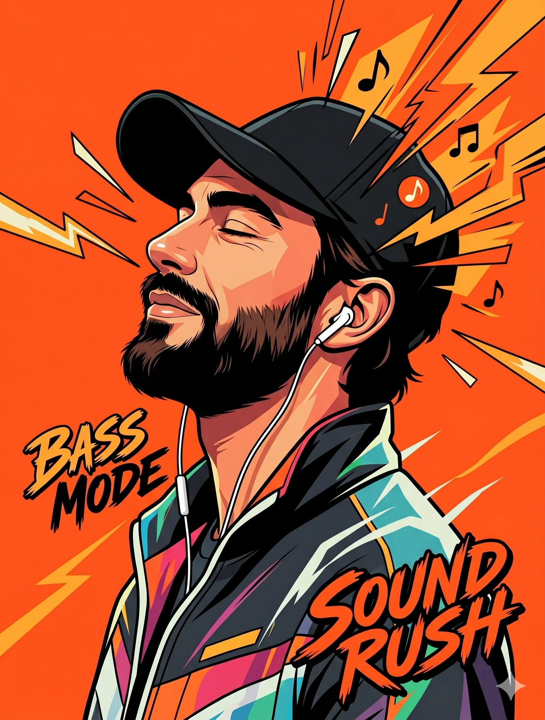 Modern Vector Music Illustration nano banana prompt